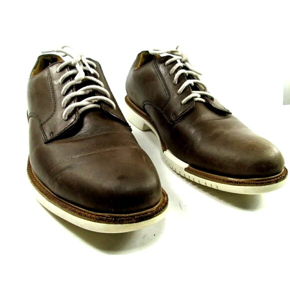 Cole Haan Grand O's   Brown Leather Oxfords Mens Size US 10 M - Picture 1 of 11